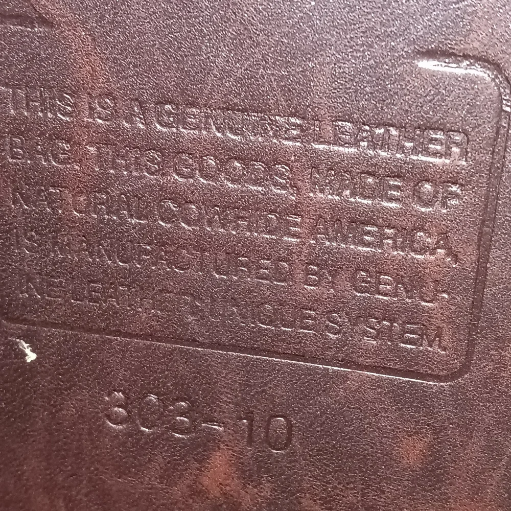 All Leather Distressed Briefcase Portfolio Brown